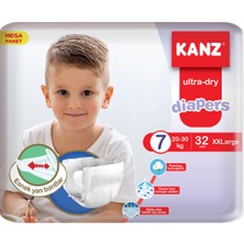 Kanz 7 Numara Bebek Bezi Mega Paket 32 Adet