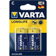 Varta Longlife Alkaline C Boy 2'li Paket