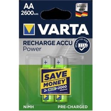 Varta 2600MAH Aa Şarjlı Kalem Pil