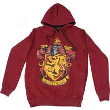 Atlantis Harry Potter Gryffindor Kapüşonlu Sweatshirt Kırmızı