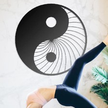 Dizeko Ying - Yang ( Iyi ve Kötü ) Yoga Metal Tablo