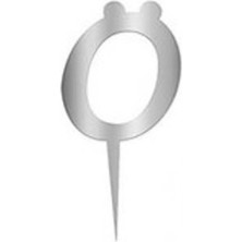 Pastaland Aynalı Gümüş Pleksi Ö Harfi