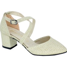 Trendyshose 03571 5 cm Kalın Topuk Kadın Ayakkabı