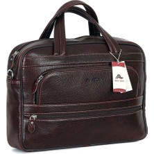 Aka Deri Kahverengi Laptop Evrak Çantası 251 4