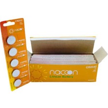 Naccon 100 Adet Naccon CR2032 3V Lithium Pil