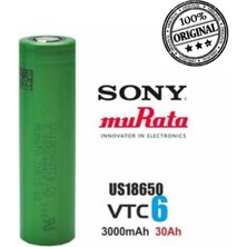 Murata Vtc6 3000MAH 30A 18650 Pil 1 Adet