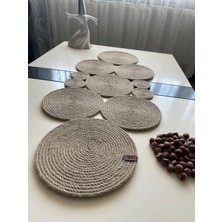My Eticaret Hasır Jüt Salon Mutfak Nişan Düğün Masa Örtüsü Runner Amerikan Servis