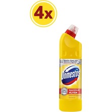 Domestos Çamaşır Suyu Limon Ferahlığı 750 ml x 4 Adet