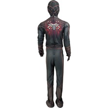 Herkese Kostüm Siyah Örümcek Adam Kostümü - Black Spiderman Costume