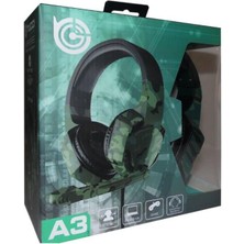 Powerstar A3 Mikrofonlu Oyuncu Kulaklık - Yeşil