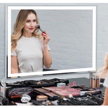 Global Led Mirror 50 x 70 cm Ledli Ayna Dresuar Hol Koridor Duvar Salon Banyo Wc Ofis Çocuk Yatak Odası Boy