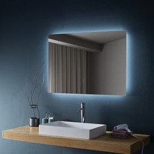 Global Led Mirror 50 x 70 cm Ledli Ayna Dresuar Hol Koridor Duvar Salon Banyo Wc Ofis Çocuk Yatak Odası Boy