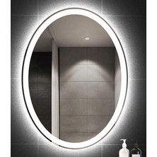 Global Led Mirror 50 x 70 cm Ledli Ayna Dresuar Hol Koridor Duvar Salon Banyo Wc Ofis Çocuk Yatak Odası Boy