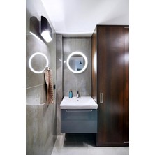 Global Led Mirror 50 cm Ledli Ayna Dresuar Hol Koridor Duvar Salon Banyo Wc Ofis Çocuk Yatak Odası Boy
