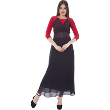 Modayız Taşlı Şık Elbise F7-0704