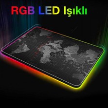 Polhammobile Rgb 14 Işık Modlu Kaymaz Tabanlı Kauçuk Kumaş Mouse Pad 300*250*4 mm