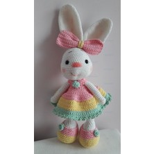 by BebekOdam Organik Kız Örgü Amigurumi Oyuncak Bebek