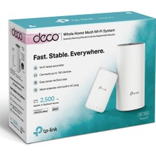 TP-Link Deco-E3-2p (2 Pack) Dualband AC1200 220M2, 2 Fast Port Home Mesh