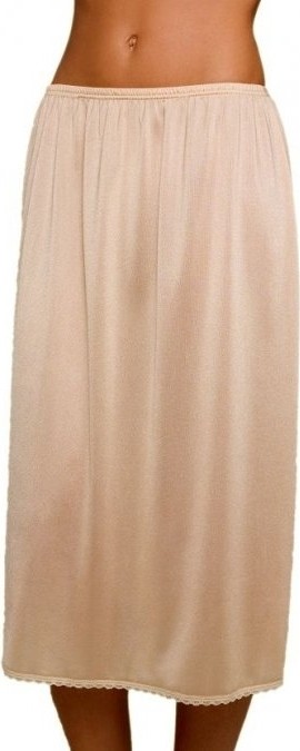 Kom Düz (Plain Halfslip) Uzun Bol Kesim Jüpon