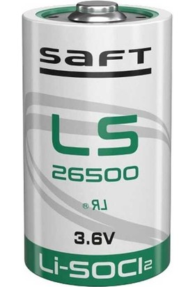 Saft LS26500 3.6V C Size Orta Boy Lityum Pil