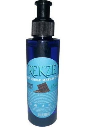 Rekze Erkeklere Ve lara Özel Çikolata Aromalı Masaj Yağı Pure Edible Chocolate Flavor Massage Oil 125ml 3 Adet