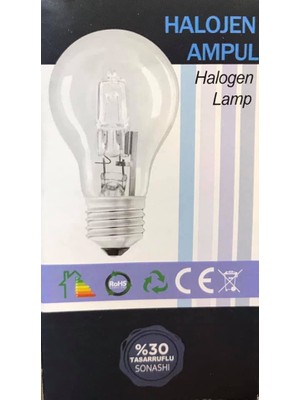 Hasyılmaz Halojen Ampul E27 100WATT (70W=100W )Tasarruflu Lamba