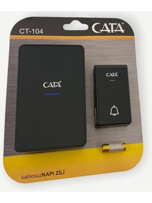 Cata Uzaktan Kumandalı Zil CT-104 Lüx Model LED Işıklı