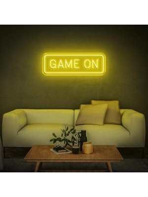 Honey Concept Game On Neon LED