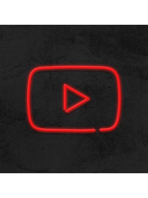 Honey Concept You Tube Logo Neon LED