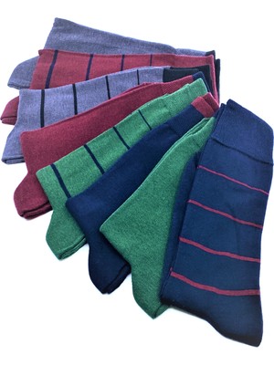 Socks Master 8 Çift 75% Pamuk Erkek Günlük Çorap