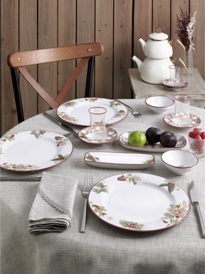 Pierre Cardin Berry Porselen 31 Parça Kahvaltı Takımı