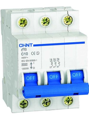 Chint 3*40 A 4.5 Ka C Tipi Kutup Otomat