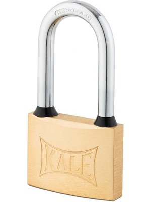 Kale Çelik Uzun Kanca Asma Kilit - Sarı - 40 mm