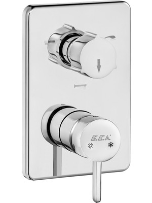 Eca Purity Ankastre Banyo Bataryası Sıva Üstü 3 Yollu 102167302H-K
