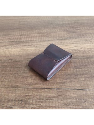 Sumerian Wallet Minimalist Dikey Ön Cep Cüzdanı Crazy Deri