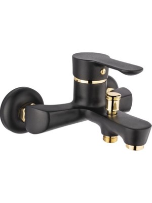 Gms Zümra Siyah Altın Banyo Bataryası ZM203