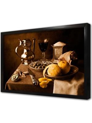 Tablosan Bilinmeyen Çerçeveli Cam Tablo