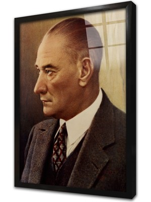 Tablosan Atatürk Çerçeveli Cam Tablo