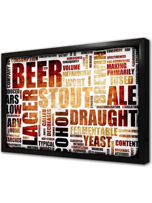 Tablosan Dekoratif Soyut Çerçeveli Cam Tablo