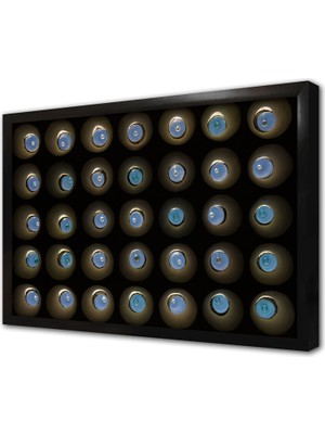 Tablosan Modern Çerçeveli Cam Tablo