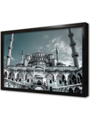 Tablosan Sultanahmed Camii Çerçeveli Cam Tablo