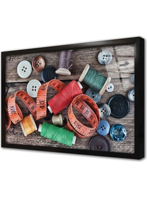 Tablosan Nakış Çerçeveli Cam Tablo