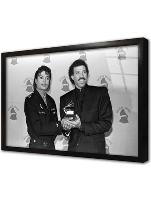 Tablosan Michael Jackson Çerçeveli Cam Tablo
