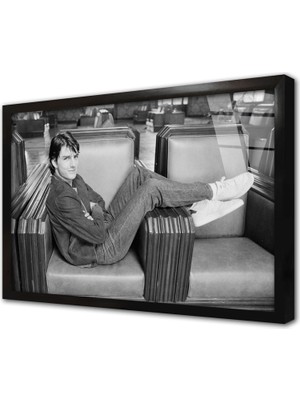 Tablosan Tom Cruise Çerçeveli Cam Tablo