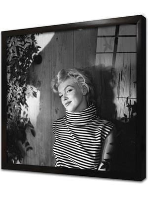 Tablosan Marilyn Monroe Çerçeveli Cam Tablo