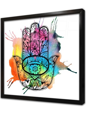 Tablosan Din Çerçeveli Cam Tablo