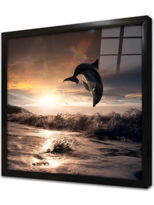 Tablosan Yunus Çerçeveli Cam Tablo