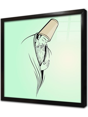 Tablosan Din Çerçeveli Cam Tablo