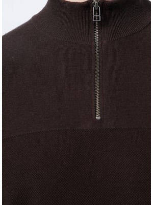 Dockers A1106-0004 Bisiklet Yaka Standart Kalıp Düz Bej Erkek Sweatshirt