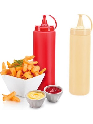 Pastaland Sosluk 2'li Mayonez Ketçap Şişesi 700 ml